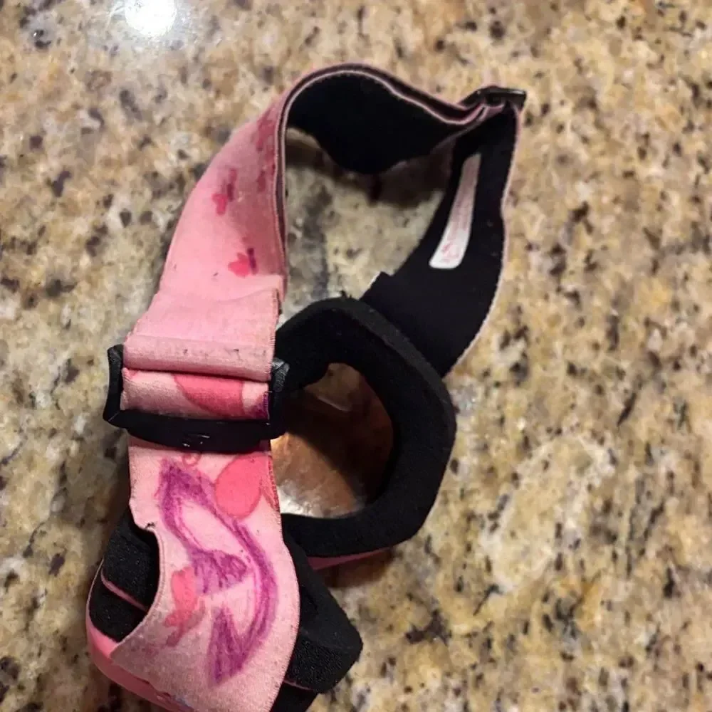 Amazon Kids Ski Goggles Set - Black and Pink